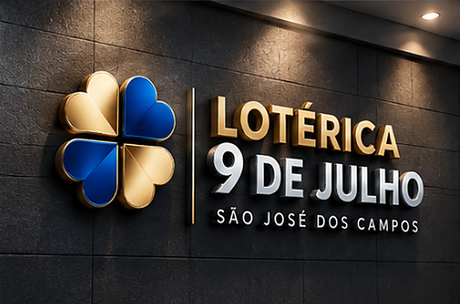 Fachada da Lotérica 9 de Julho em São José dos Campos